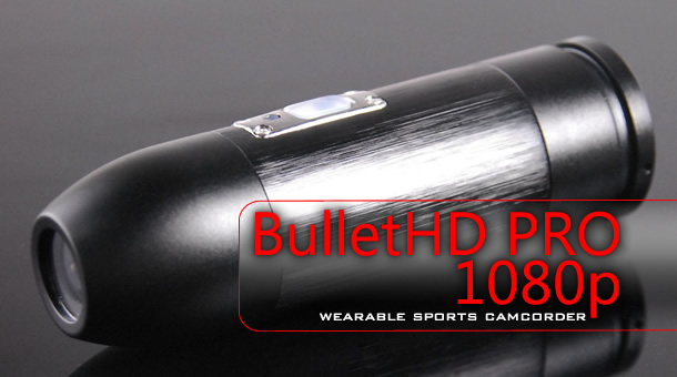 BulletHD PRO 1080p Wearable Sports Camcorder